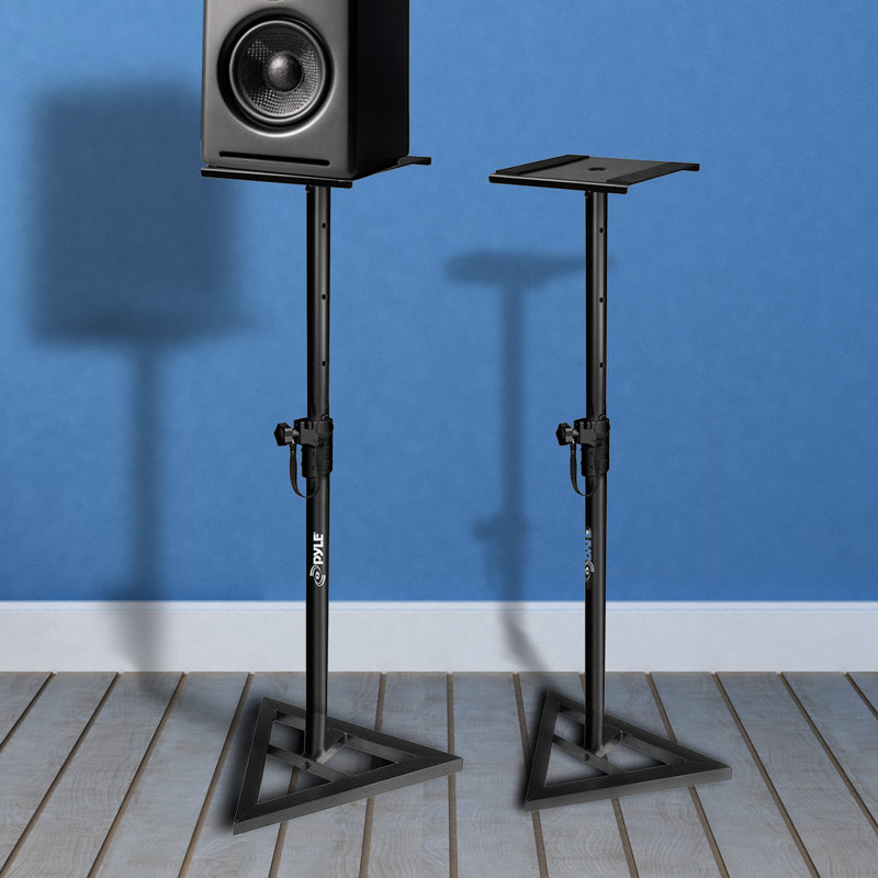 Symple Stuff Studio Speaker Stands Pro Audio Bookshelf / Monitor